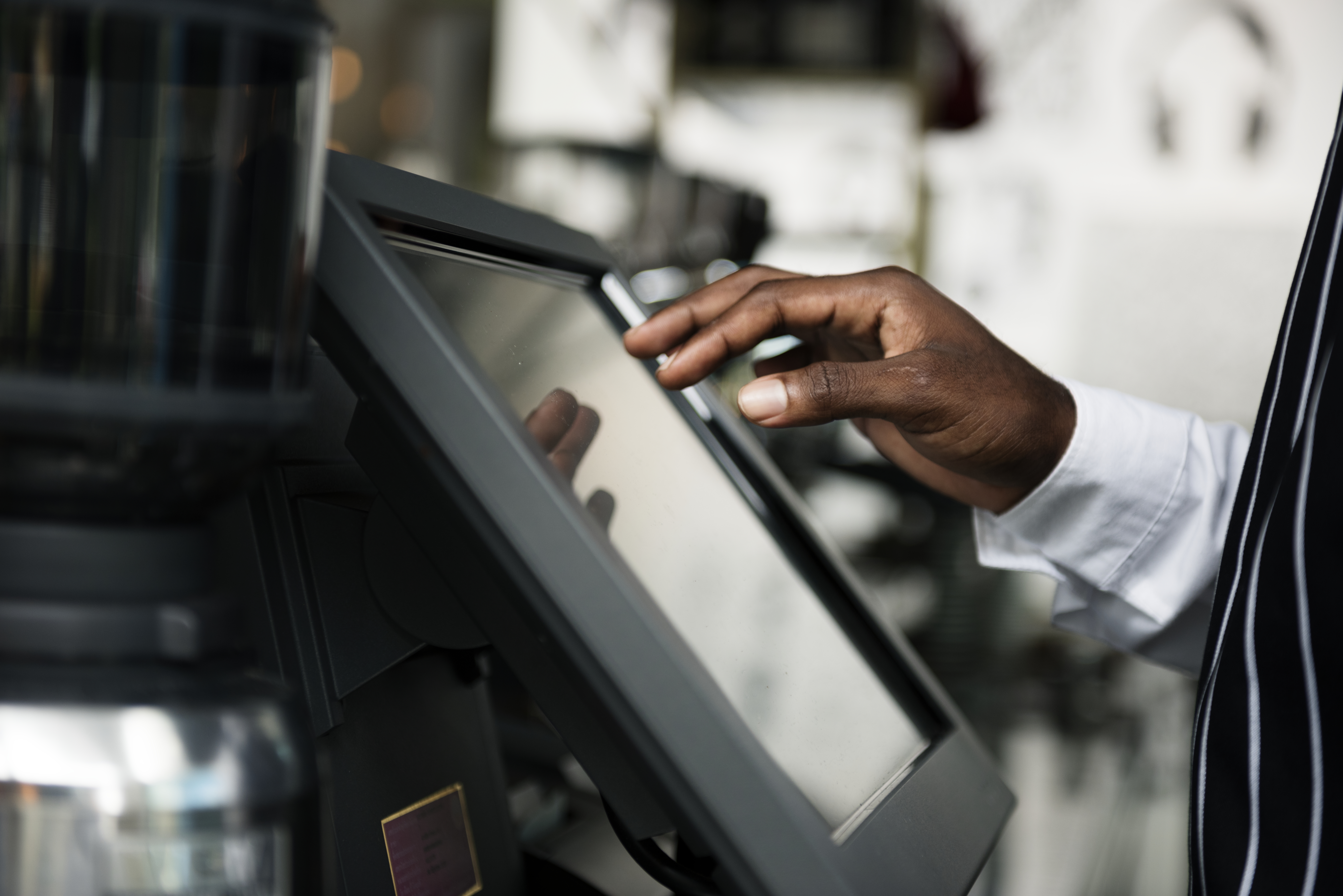 Cashier at POS