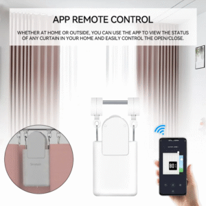3.2m Smart Automated Curtain Motor – WiFi Electric Curtain System with Remote & App Control