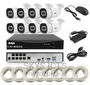 4MP 8 Channel IP CCTV Kit with PoE NVR - Buy in Ghana | Skys ICTs