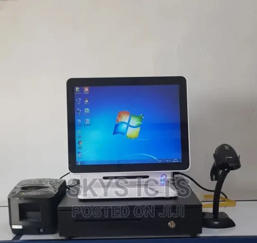 Complete POS System Hardware Only with i5 touchscreen, thermal printer, barcode scanner and cash drawer - Buy in Ghana | Skys ICTs